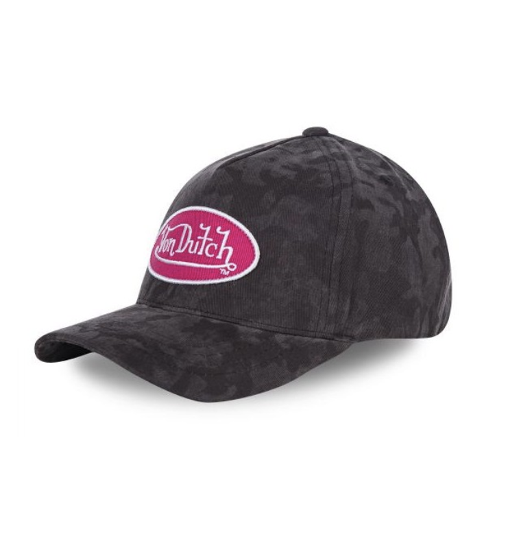 Von dutch unisex casquette pleine army p black camo os