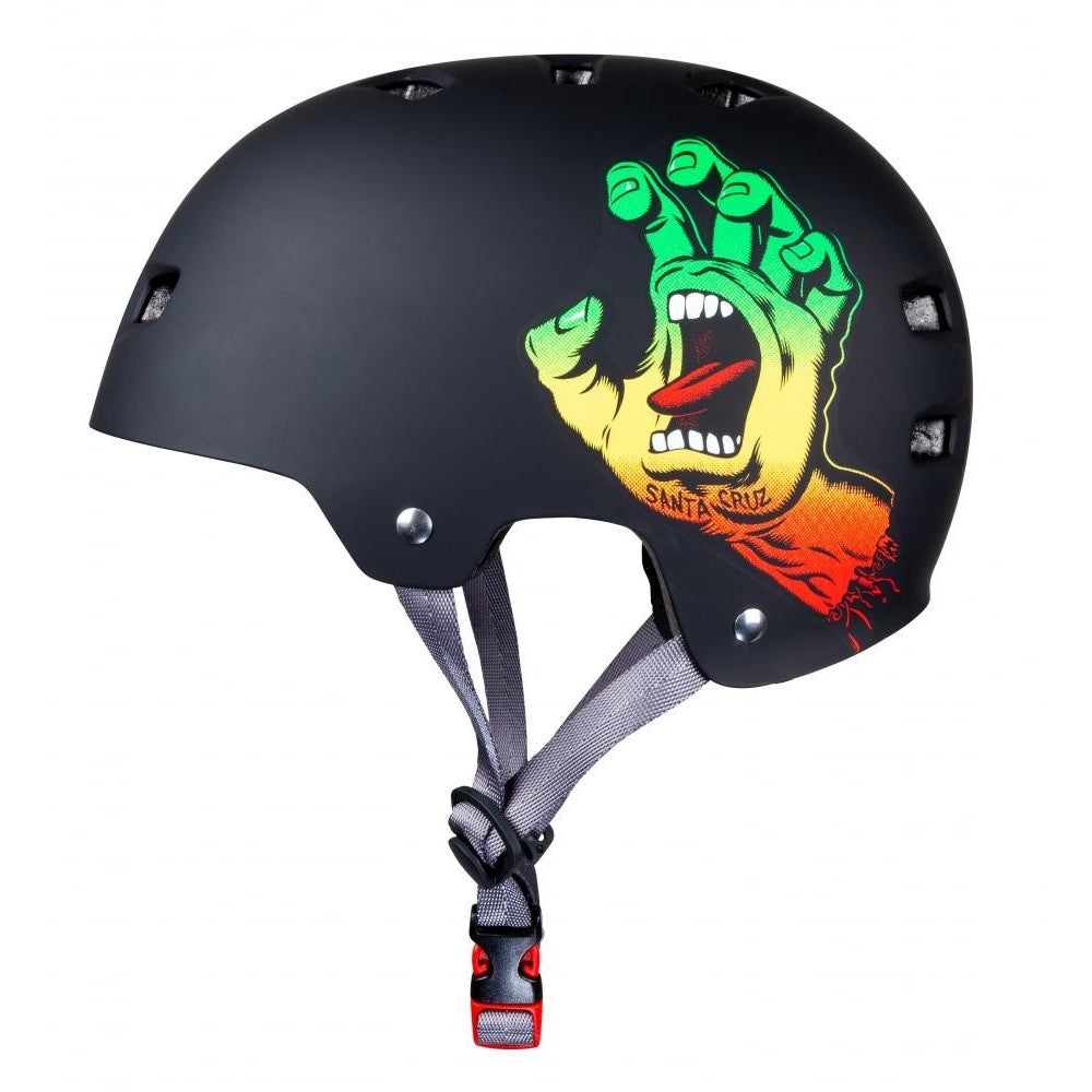 Bullet unisex casque casque screaming hand rasta rasta l/xl (58-61)