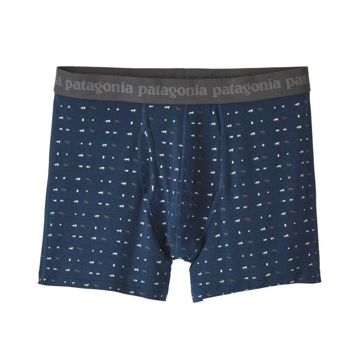 Patagonia unisex sous-vêtement h homme essential boxer briefs - 3 blue s