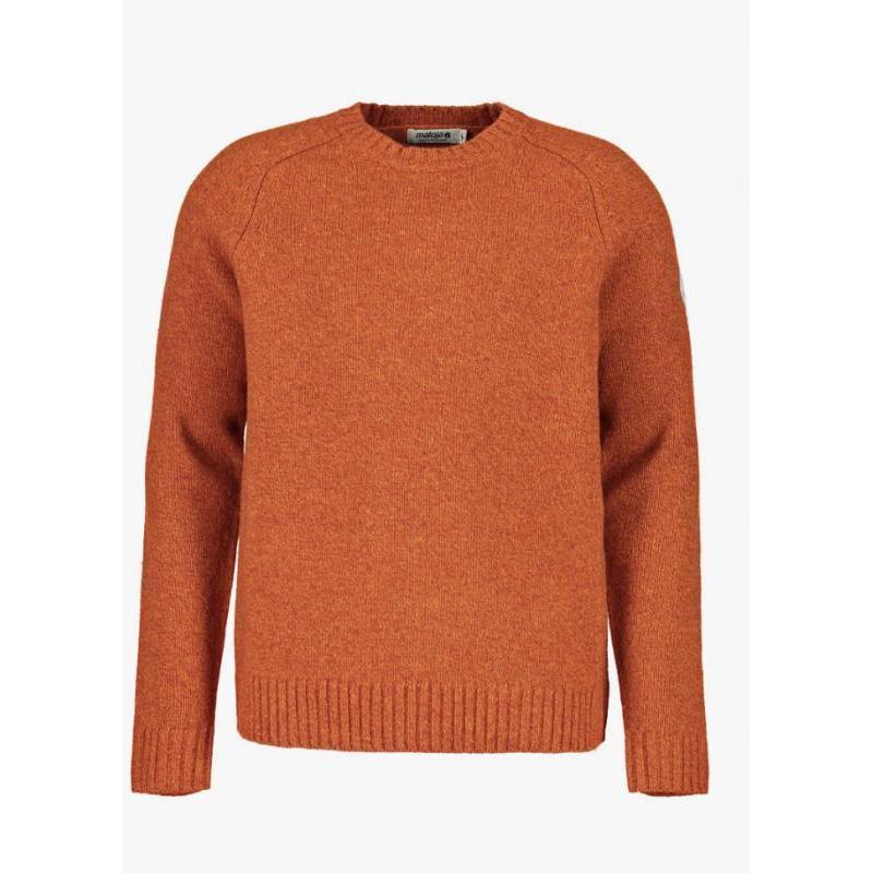 Maloja unisex sweat-pull rageth firelily orange s