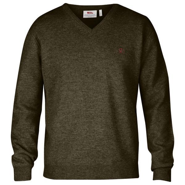 Fjällraven unisex sweat-pull shepparton sweater dark olive s