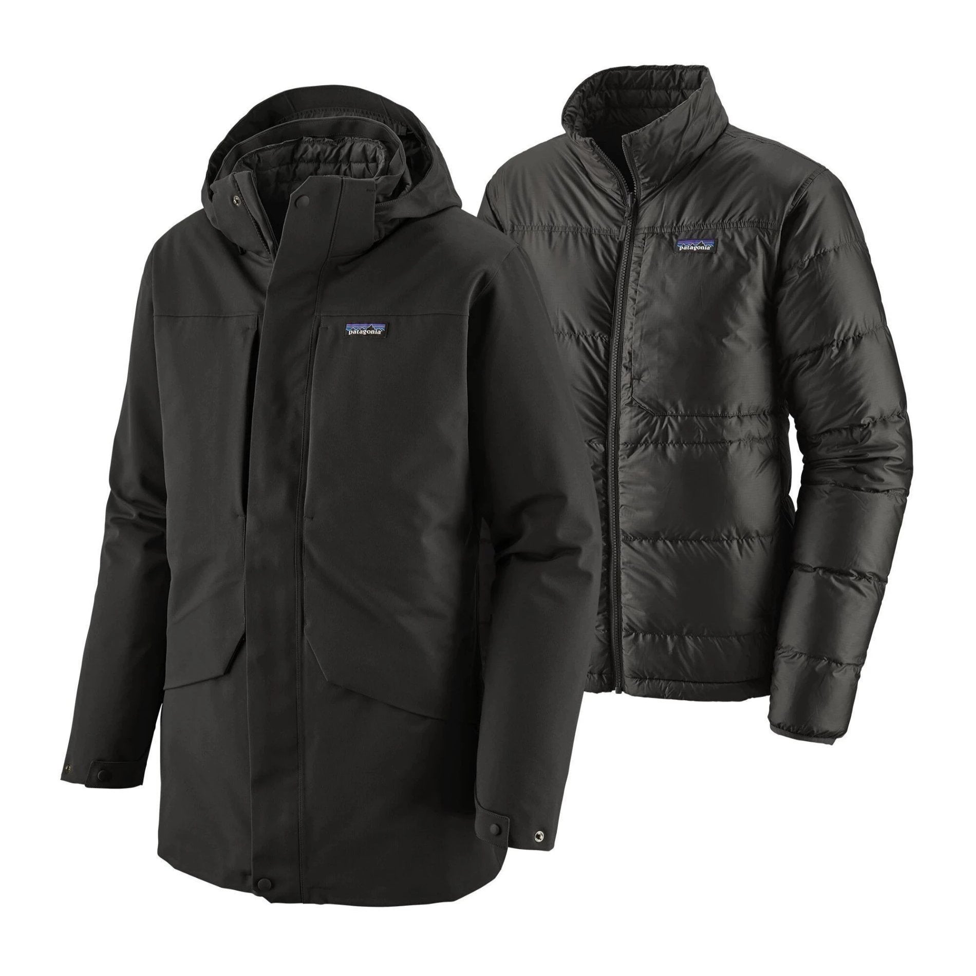 Patagonia unisex blouson-veste tres 3-in-1 black xs