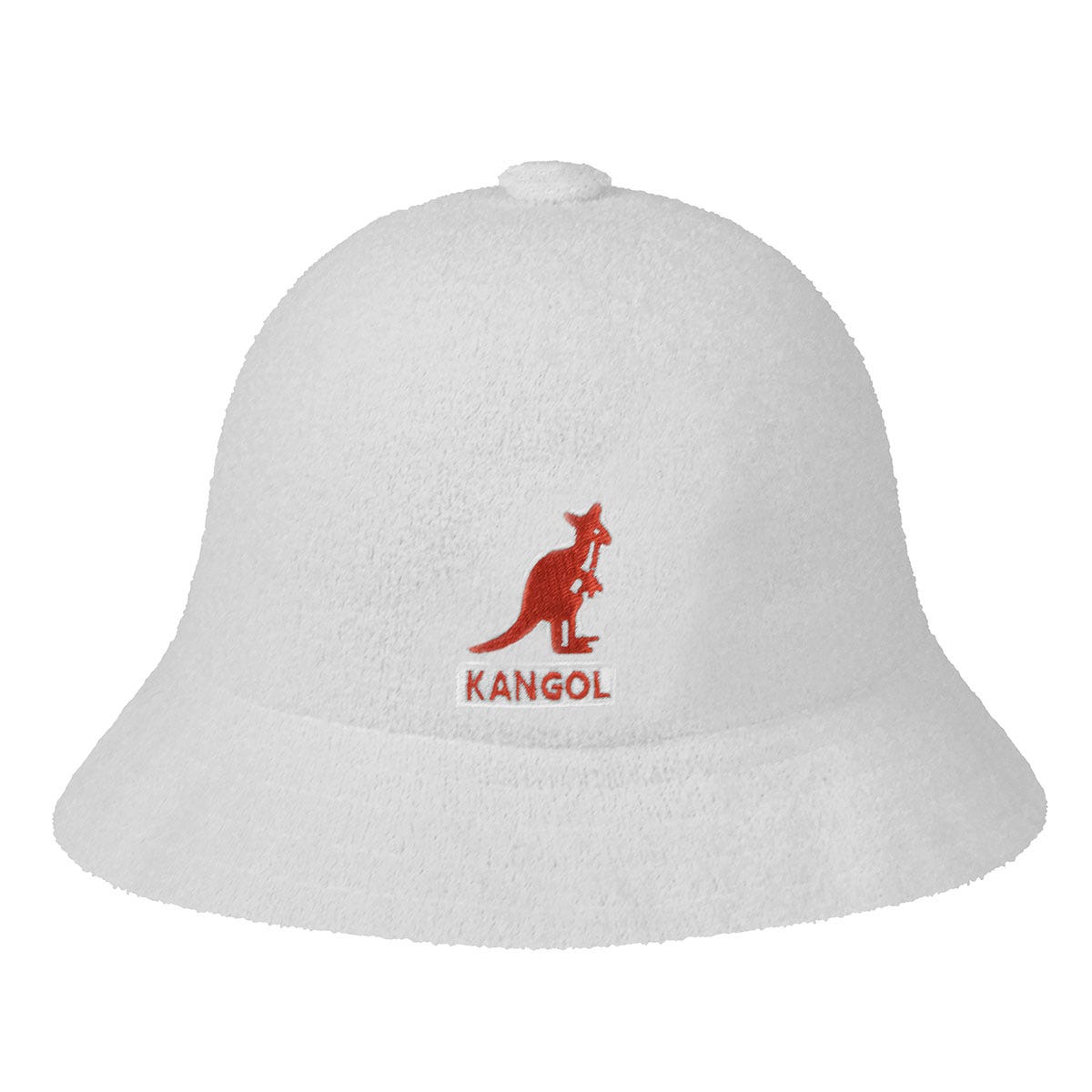 Kangol unisex bob big logo casual blanc white m