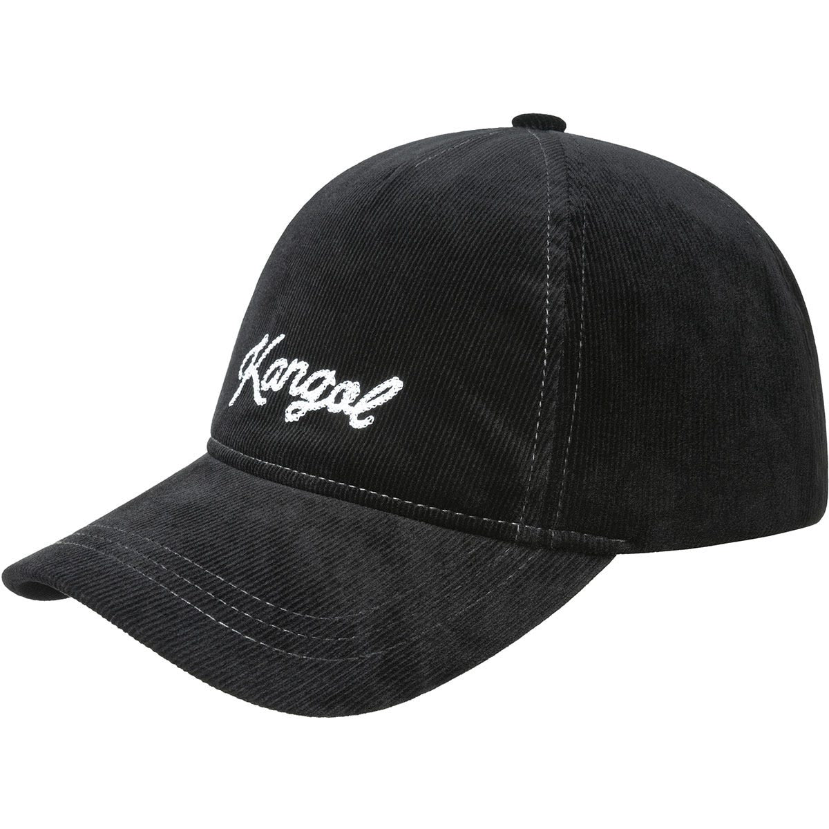 Kangol unisex casquette pleine stitch baseball cord noir black os