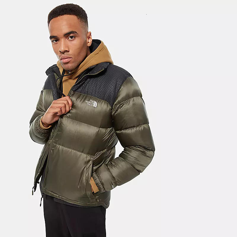 The north face unisex blouson-veste men nuptse iv jkt green xxl