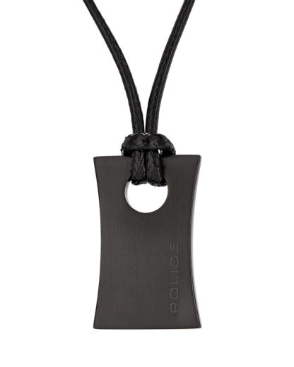 Police unisex collier carver black os