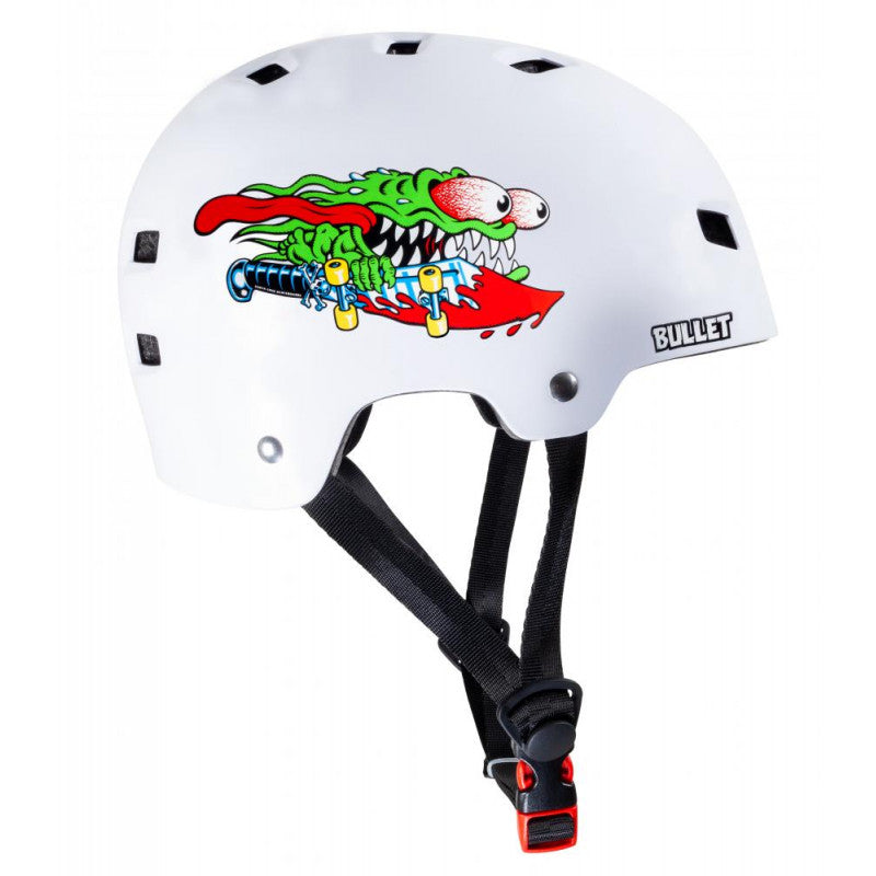 Bullet unisex casque casque slasher youth slasher/gloss white youth (49-54cm)