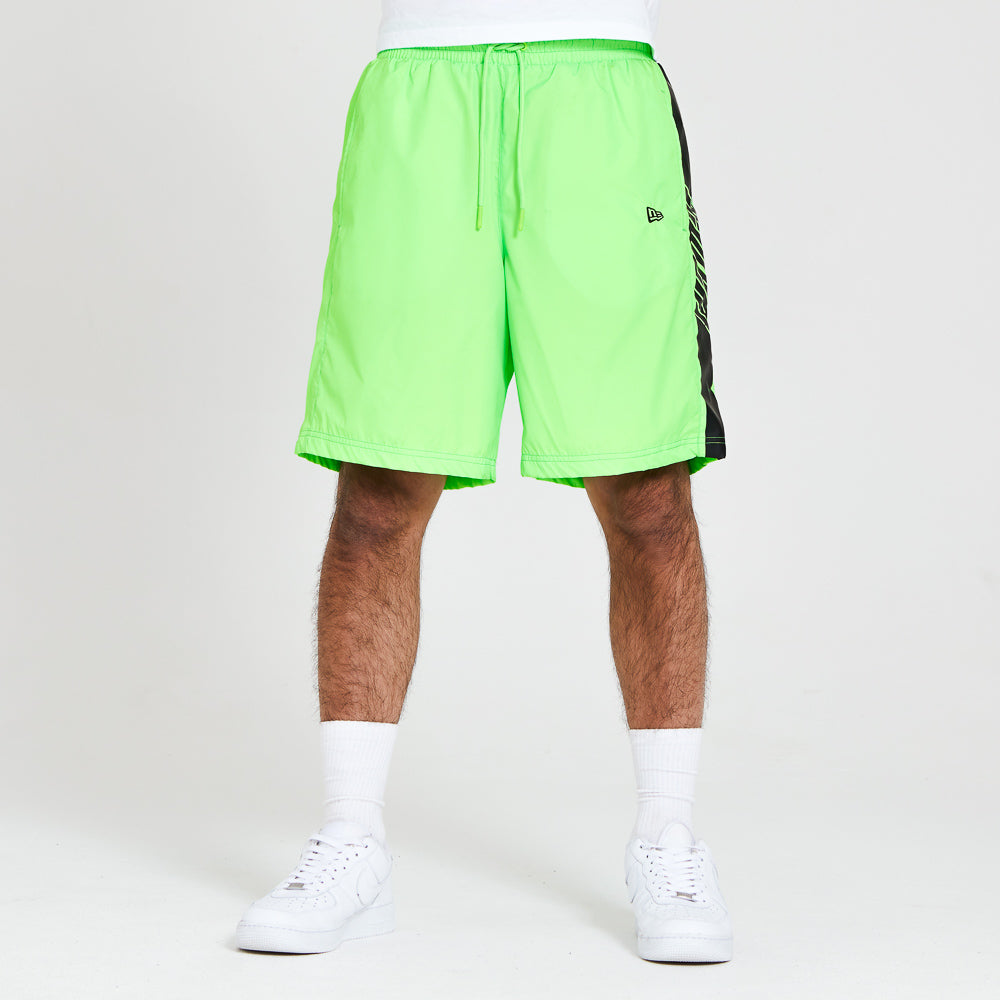 short side print vert fluo vert fluo xs