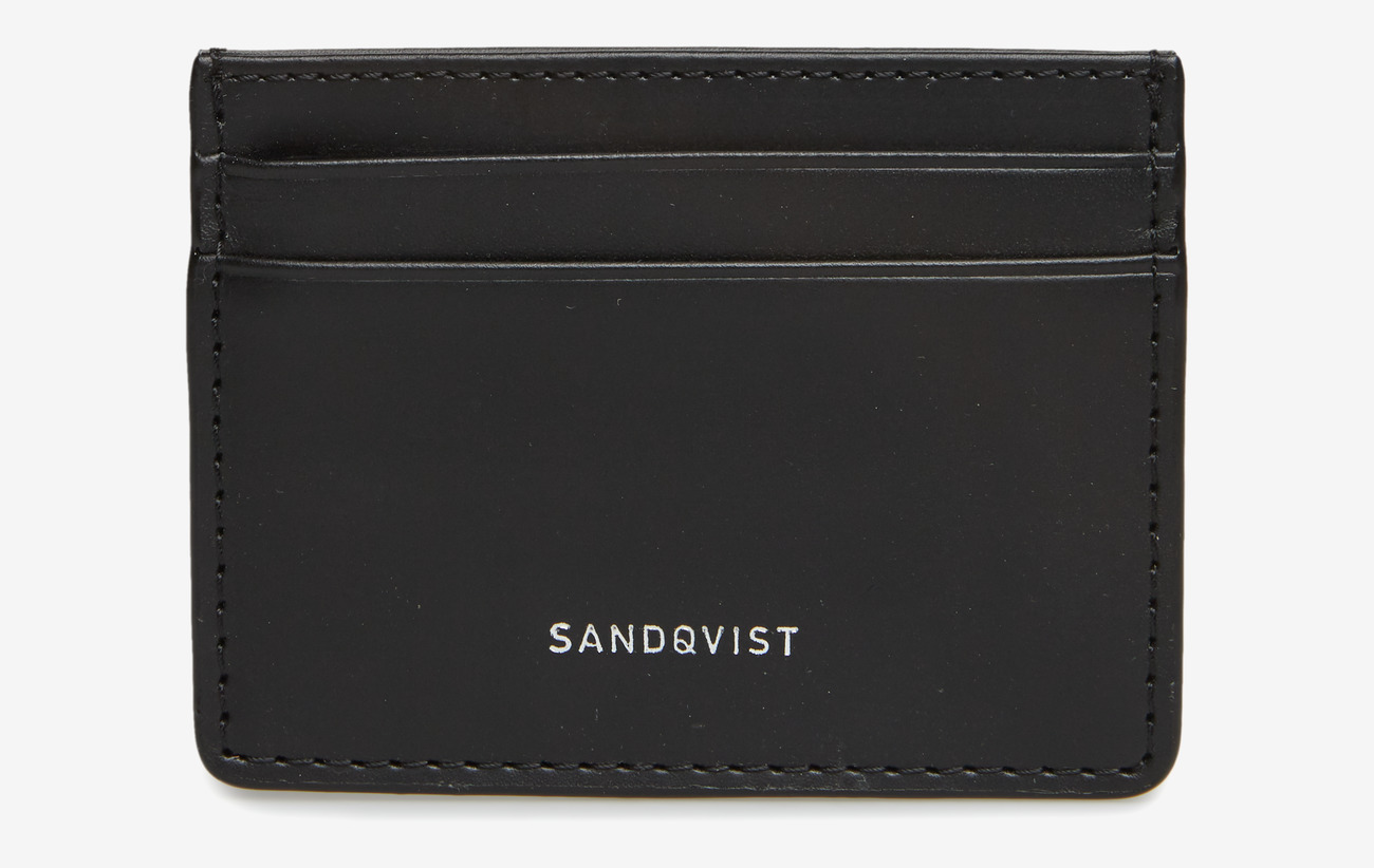 Sandqvist unisex porte monnaie fred noir black os