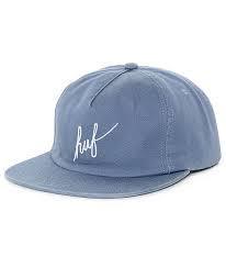 Huf unisex casquette pleine washed script slate os