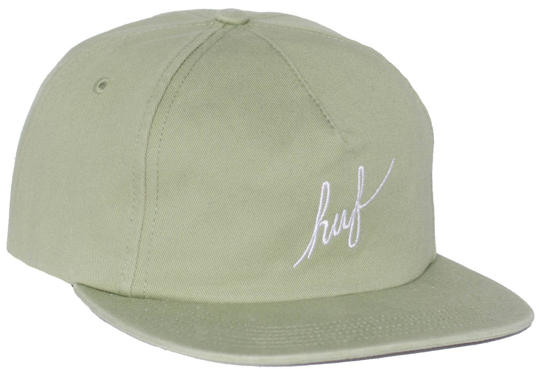 Huf unisex casquette pleine washed script sage os