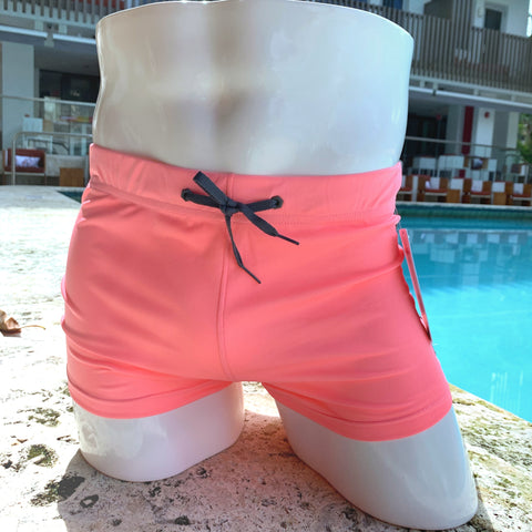 Commando Shorts Pink, outfair.com the best mens swimwear and underwear