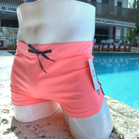 Commando Shorts Pink, outfair.com the best mens swimwear and underwear