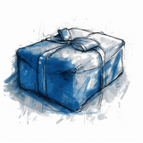 sketch representing a package containing ELF Bar disposable vapes