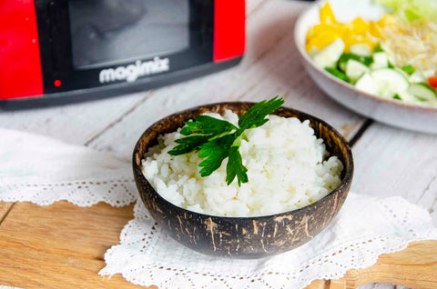 Simple arroz blanco hecho en la cookexpert 