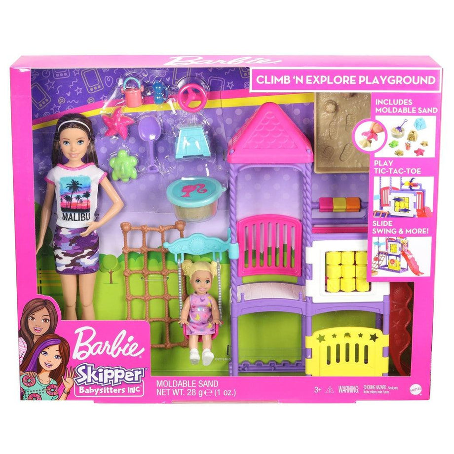 Barbie Babysitter n' Explore Playground - Mattel – The Balloon Toy