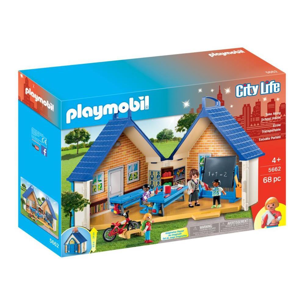 Monteur klinker dubbellaag Playmobil City Life Take Along School House - 5662 – The Red Balloon Toy  Store