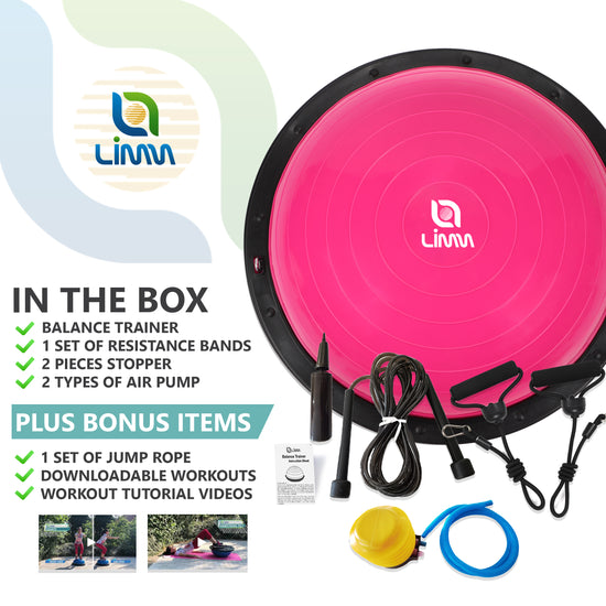 USA Pro Yoga Ball-Pink SKU: USA-PYB-PINK