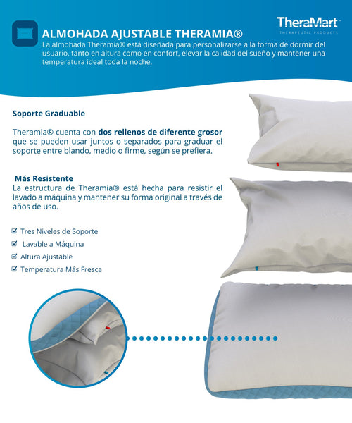 almohada ergonomica ajustable
