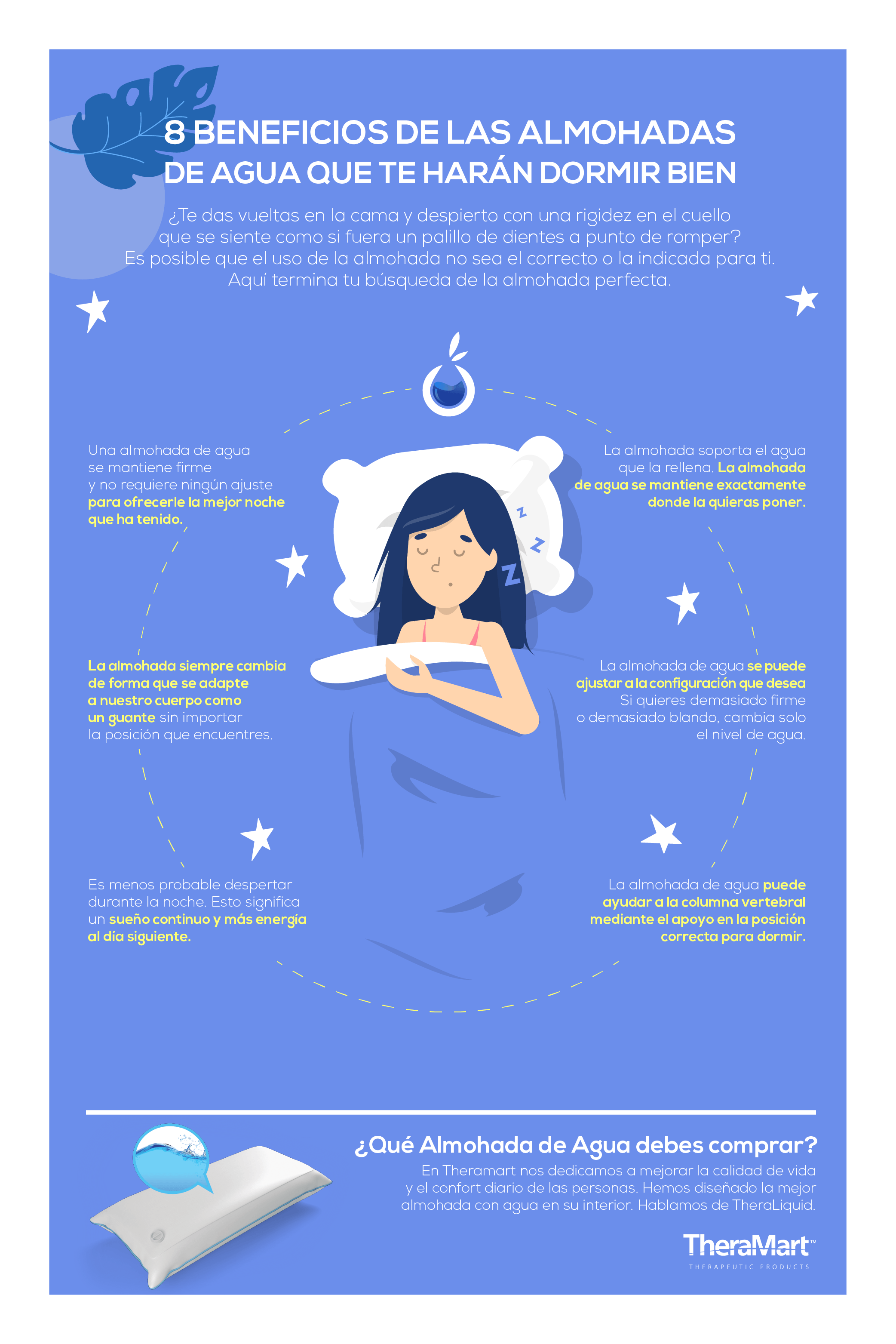 beneficios de las almohadas de agua