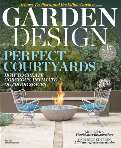 Garden Design Magazine cover TerraTrellis