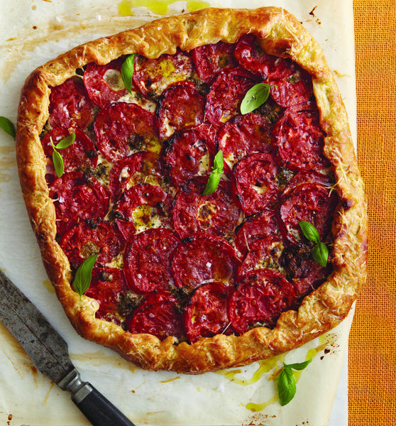 fresh organic tomato tart