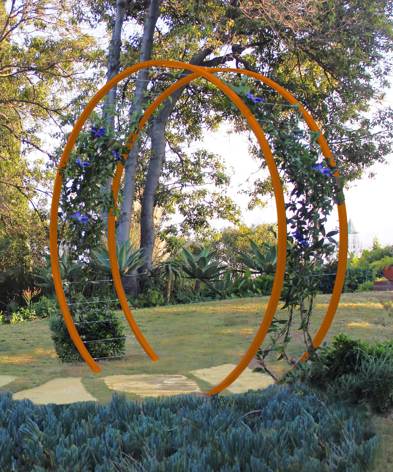 round garden arch