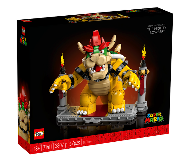  BrickBling LED Light for Lego 71411 The Mighty Bowser Building  Play Set; Remote Control Lighting Compatible with Lego Bowser -No Model  Included : Toys & Games