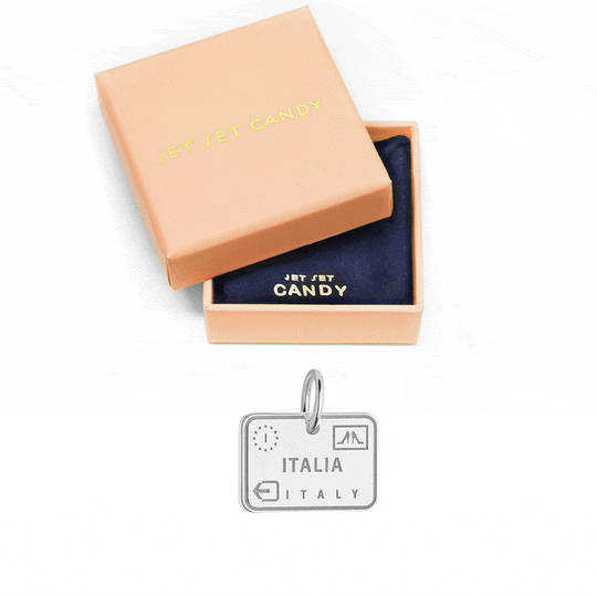 Jet Set Candy VCE Venice Luggage Tag Charm - Gold