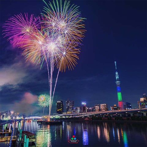 Sumidagawa Fireworks Festival, Tokyo, Japan, summer events