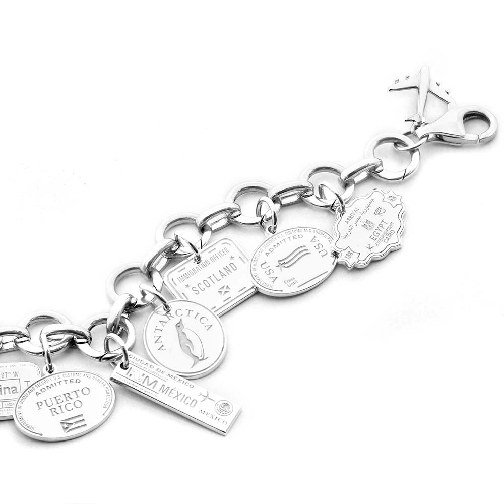 Slim Bracelet Bundle: 12 Mini Charms