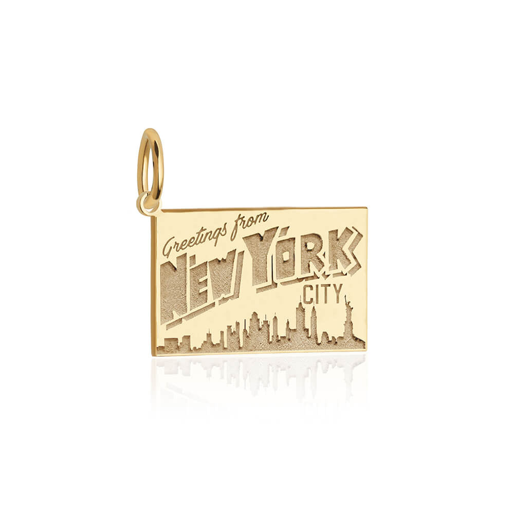 City Souvenirs Metal I Love NY Key Chain 5 Charms