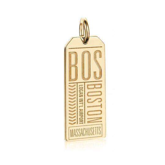 Jet Set Candy VCE Venice Luggage Tag Charm - Gold