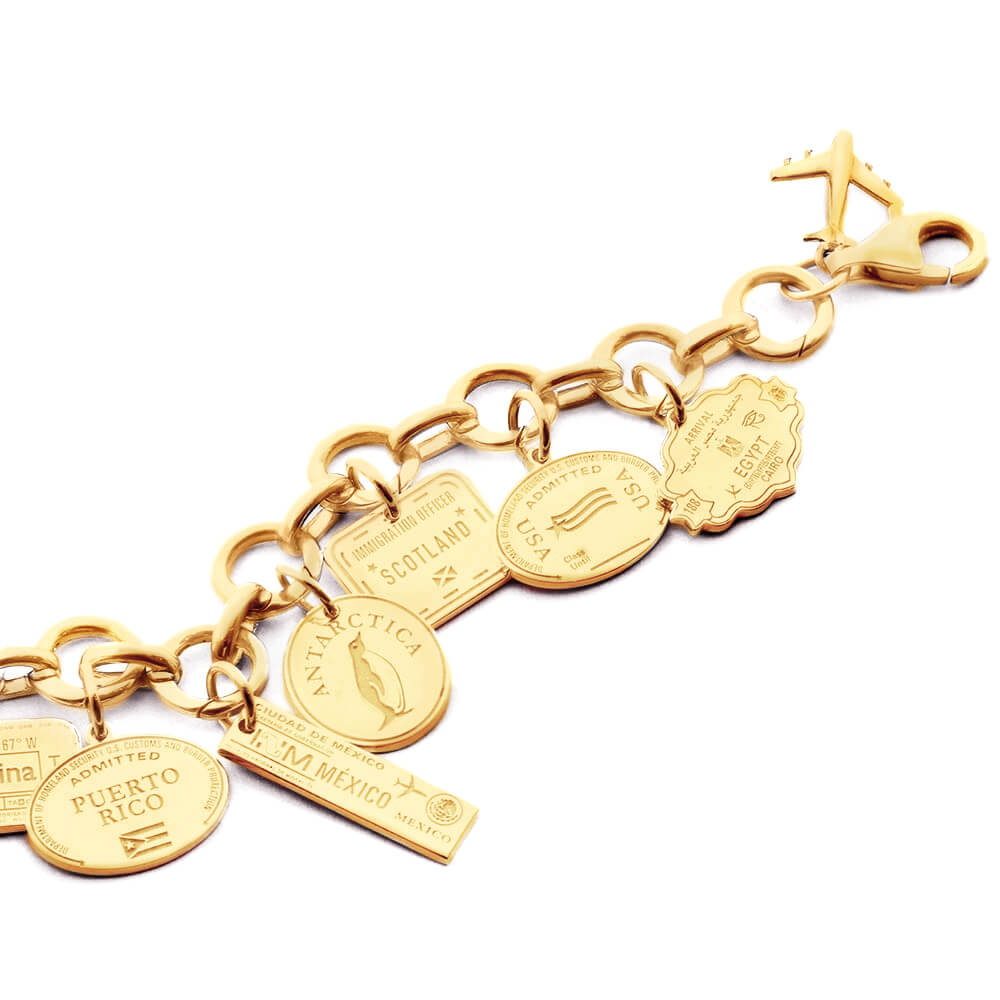 Jet Set Candy Infinity Link Charm Bracelet - RISD Store