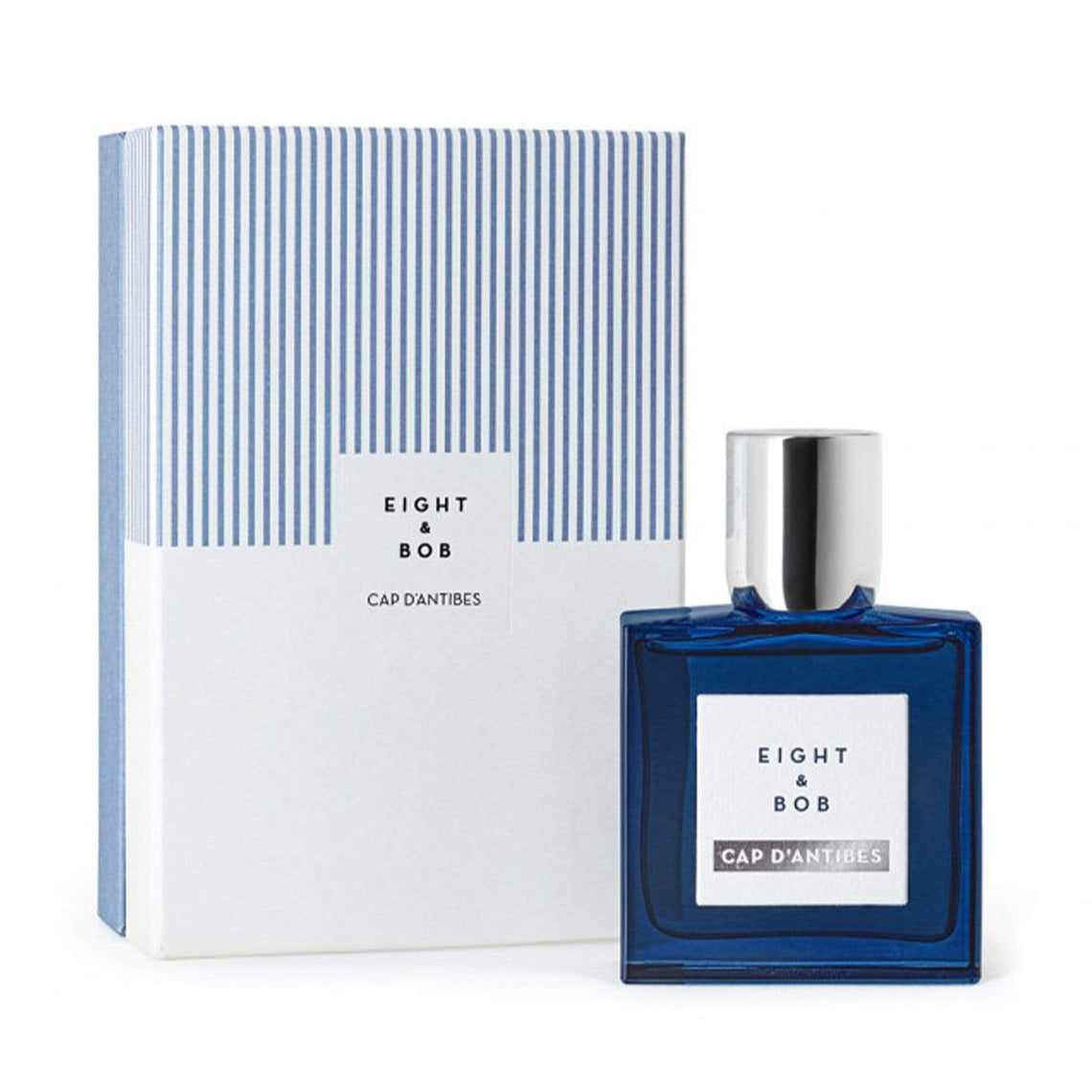 perfume with blue cap