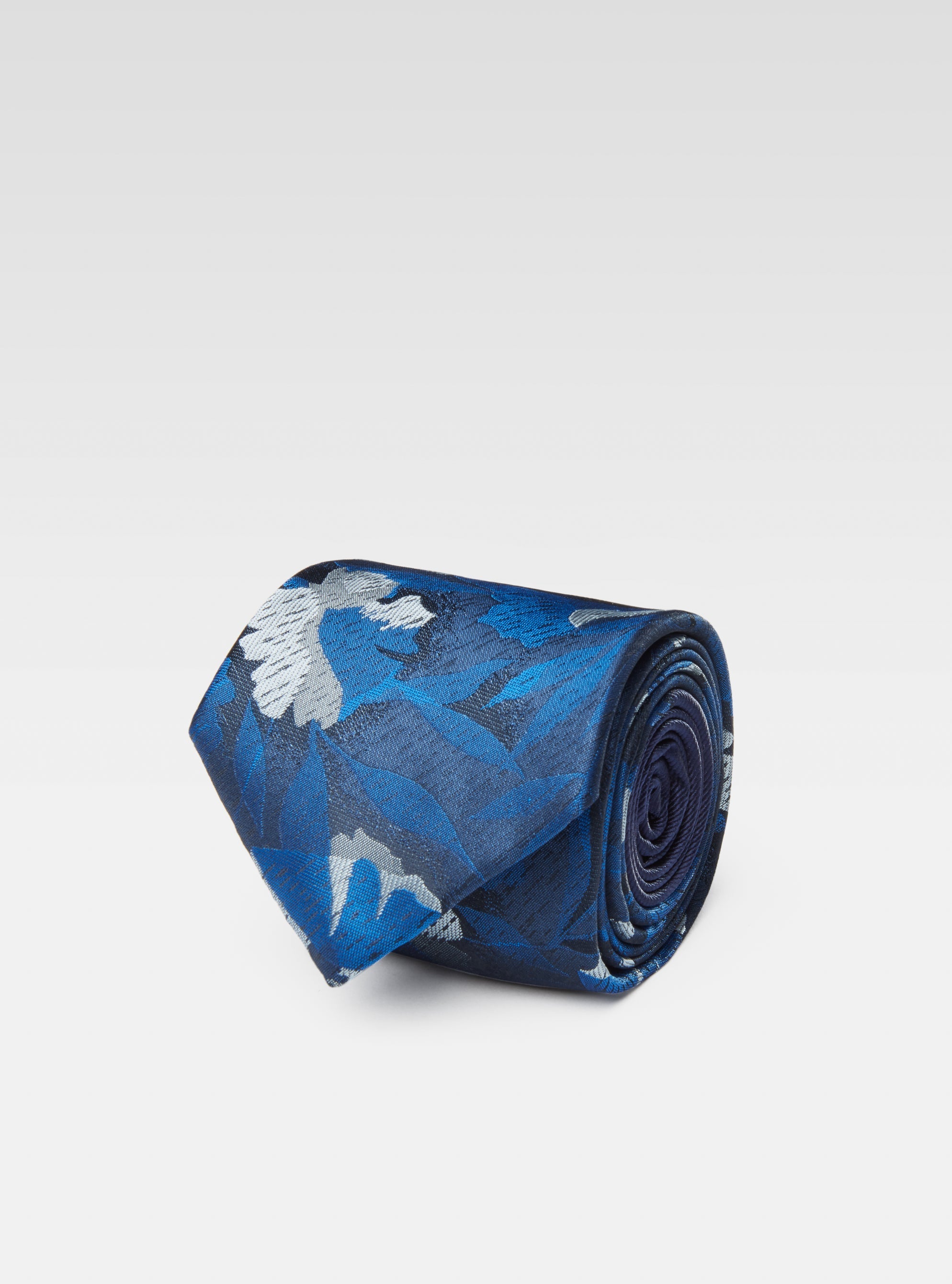 Blue floral tie - Vincent dAmérique product image