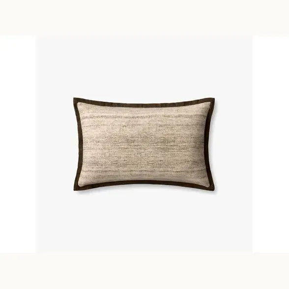 16 X 26 Brown/Ivory Heathered Down Pillow
