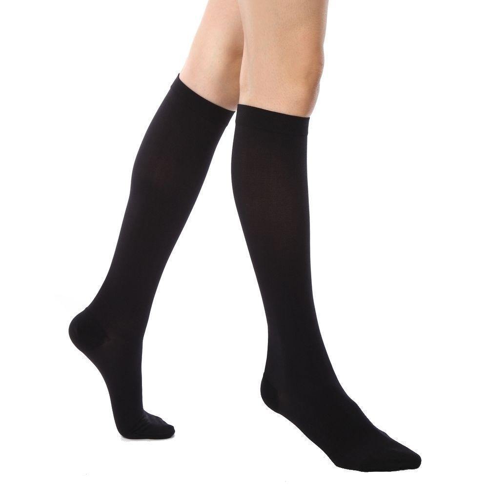 Medical Grade Knee Support Varicose Vein Circulation Compression Socks ...