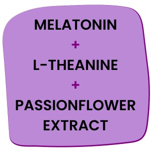 Nutrazee Melatonin Gummies with L Theanine & Passionflower Extract