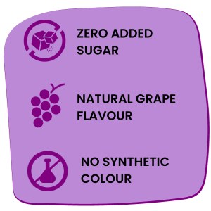 Delicious Sleep Gummies in Natural Grape Flavour