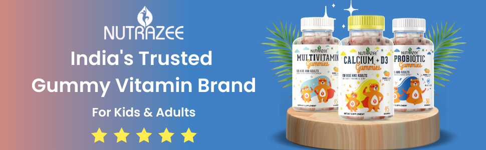 Nutrazee - India's Trusted Gummies Vitamin Brand for Kids & Adults