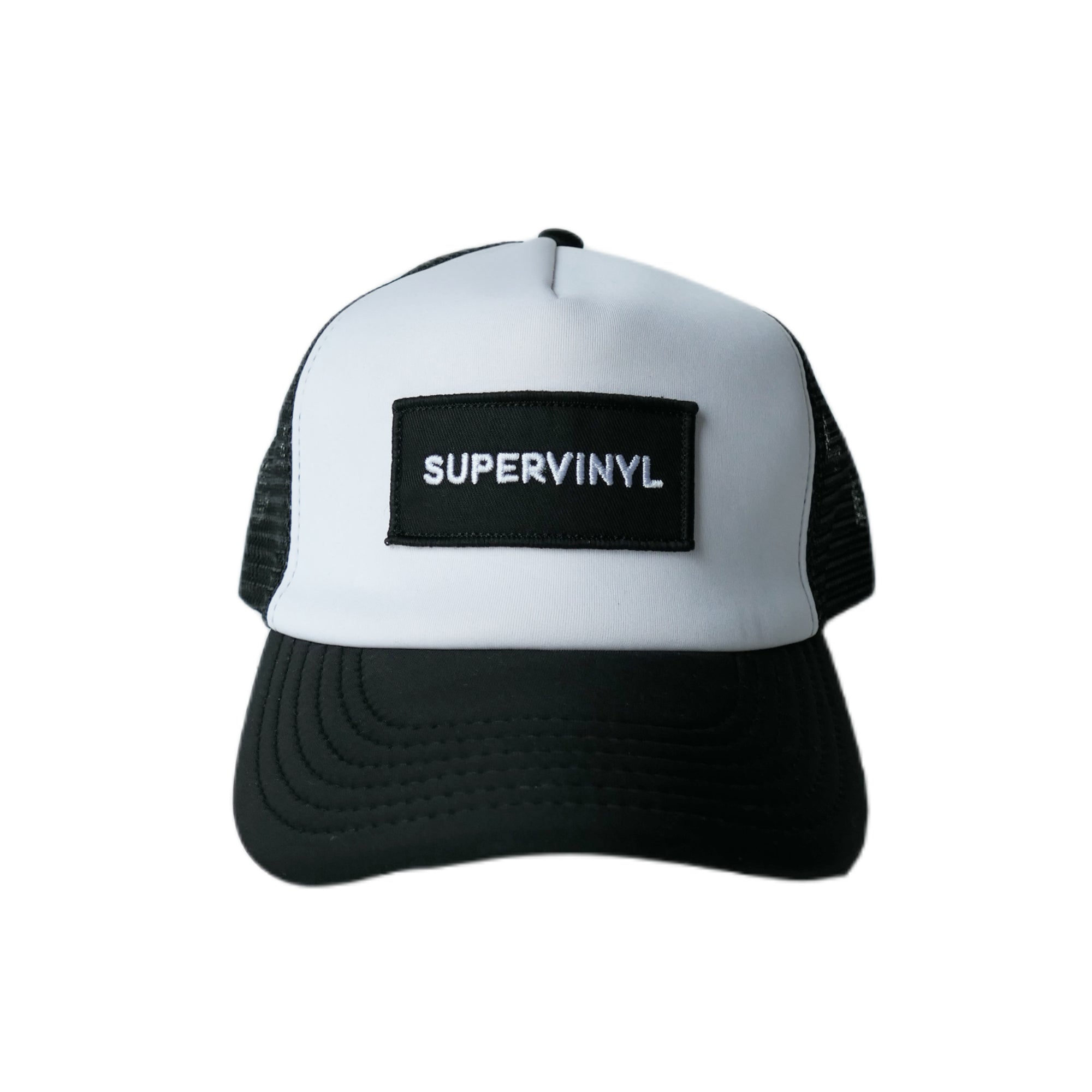 Tonal Black Patch Trucker - SUPERVINYL