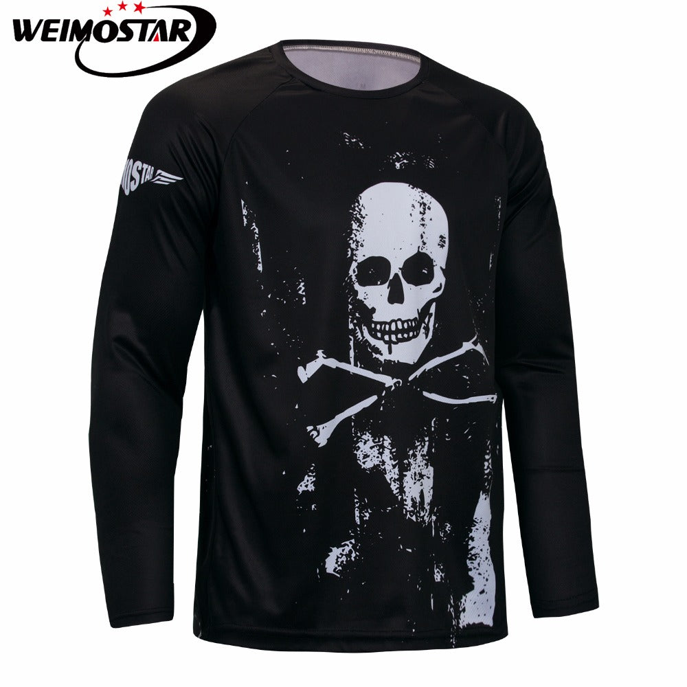 skull cycling jersey