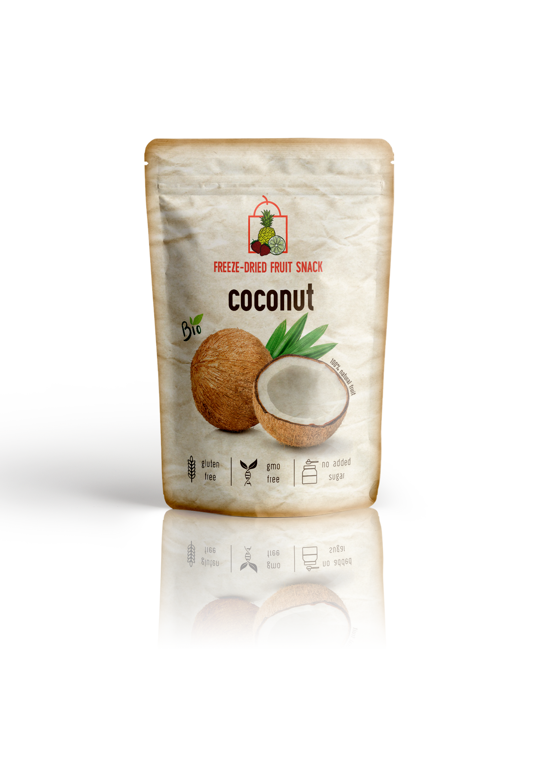 Freeze-Dried Organic Coconut (Pouch or Jar) - BEVVO product image