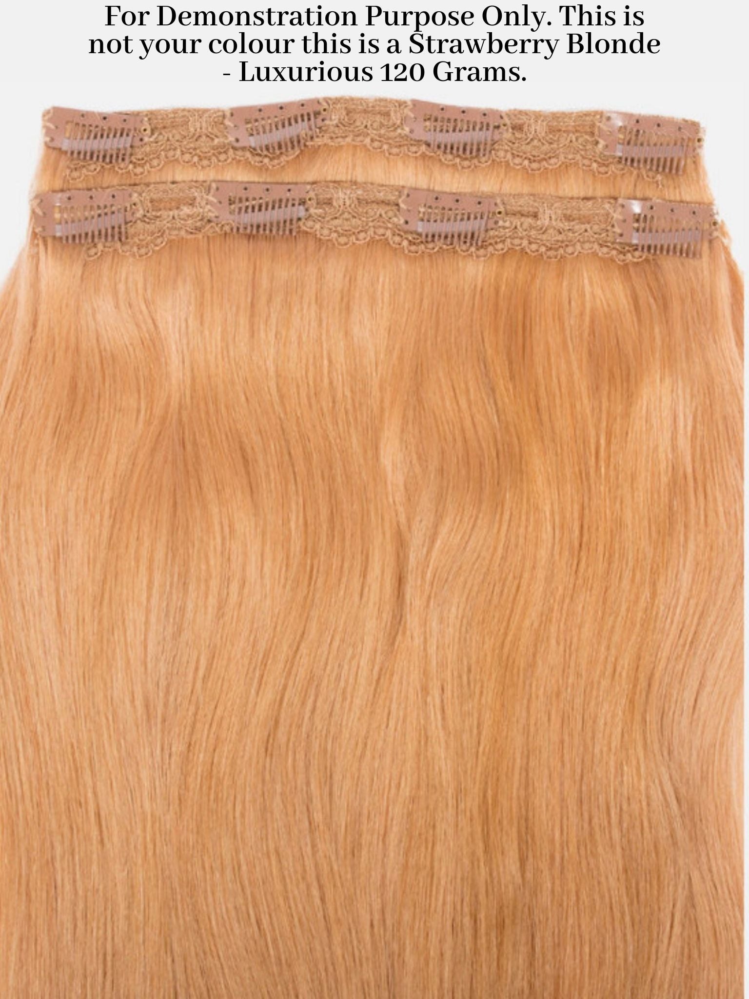 Clip In Hair Extensions Dirty Ash Blonde 100 Grams Luxurious