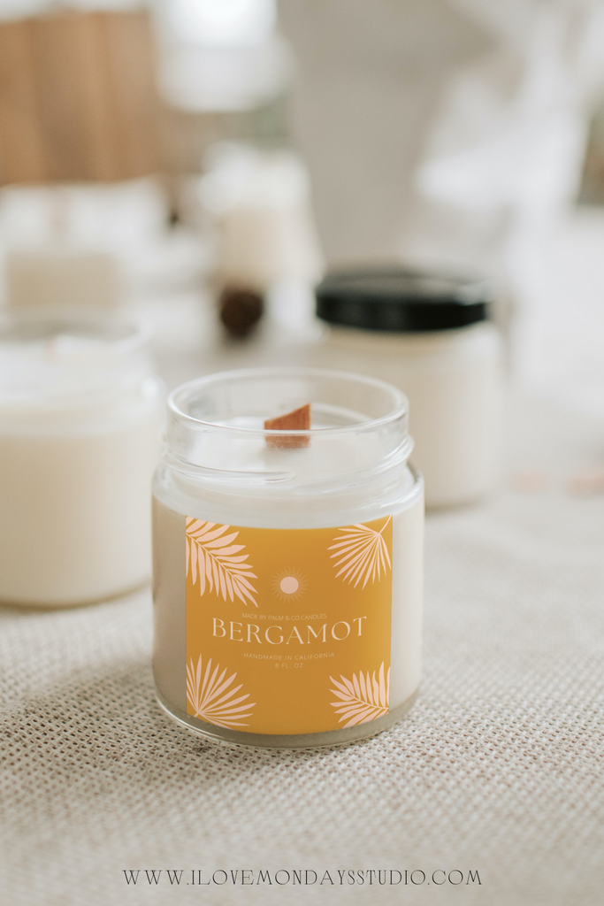 How to make candle labels in Canva