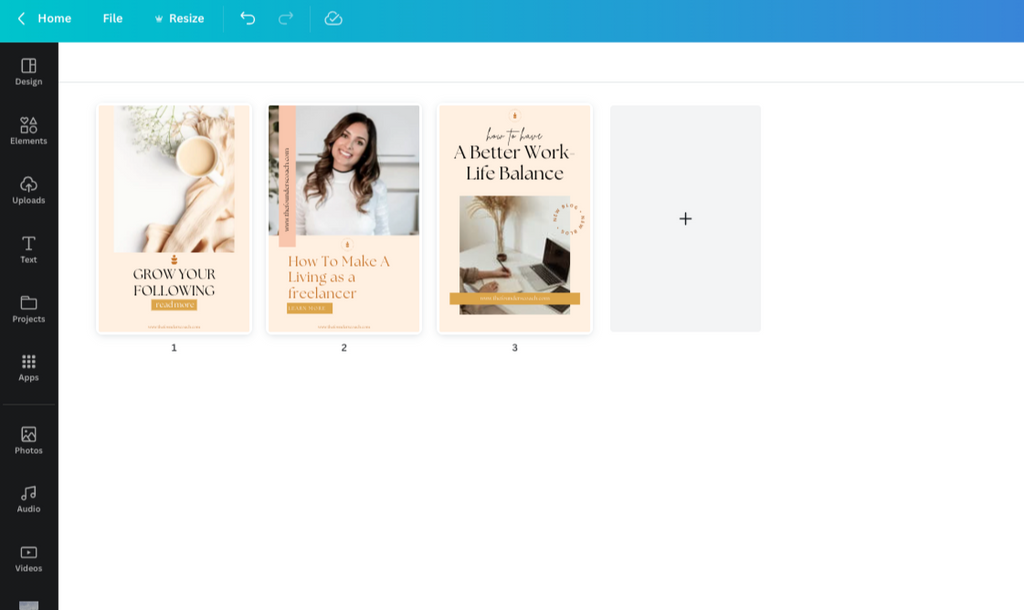 how to make pinterest templates in canva