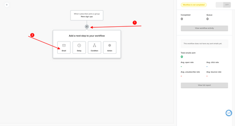 how to set up an automated email welcome flow