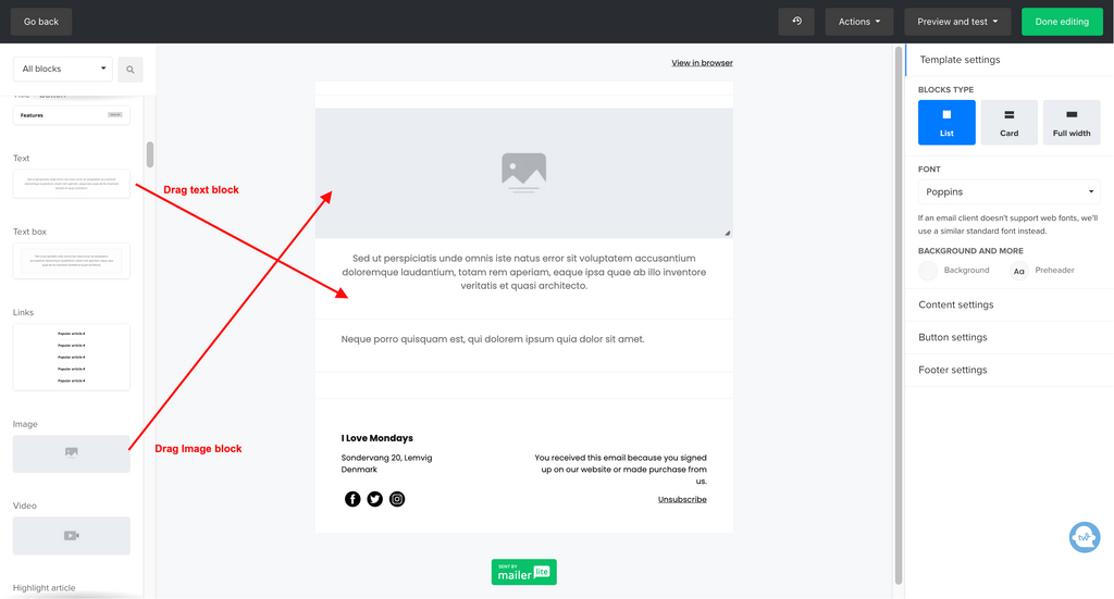 how to set up an automated email welcome flow
