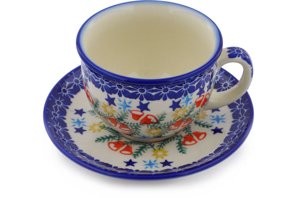 Cup with Saucer Wreath Of Bells Theme